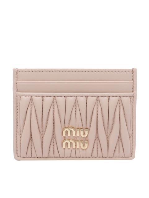 Miu Miu Miu Miu Women Miu Miu Matelasse' Cards Holder