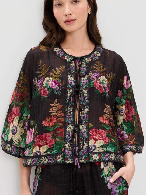 Sea Viktoria Print Tie Front Top