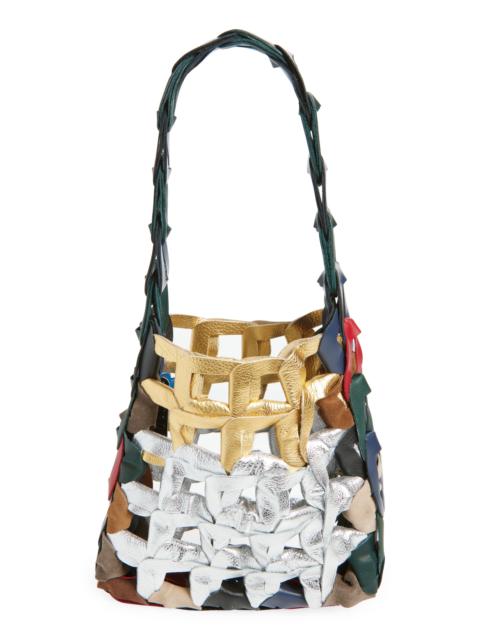 SC103 SC103 Links Leather Shoulder Bag in Treasure at Nordstrom