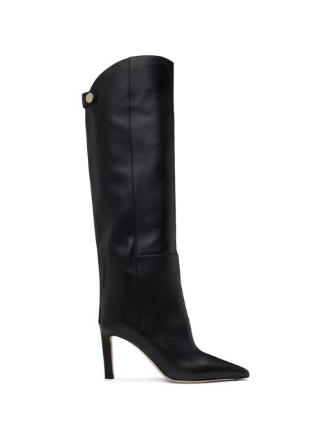JIMMY CHOO Black Alizze Knee 85 Tall Boots
