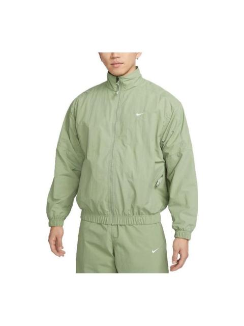 Nike Nike NRG Solo Swoosh Woven Track Jacket 'Oil Green' DQ5201-386