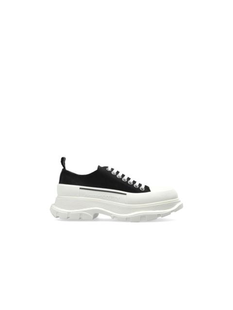 Alexander McQueen ALEXANDER MCQUEEN Tread Slick $750 Women's Black/White Lace
