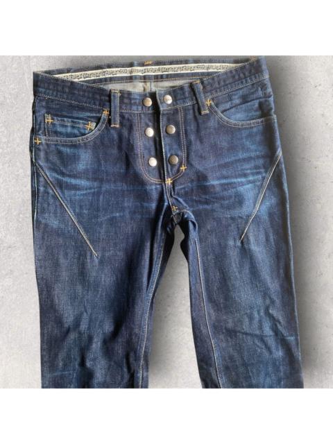 NUMBER (N)INE Fall08 Rivet Snap Button Jeans