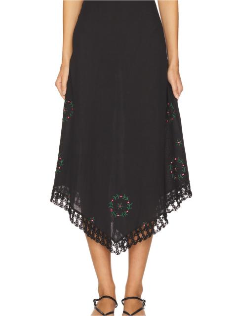 RIXO Imola Skirt Rose