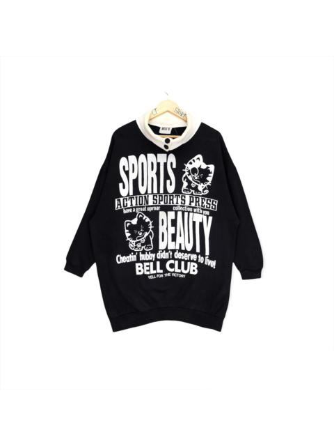 Other Designers Vintage - Bell Club Cheatin Hubby Big Print Baggy Sweatshirt
