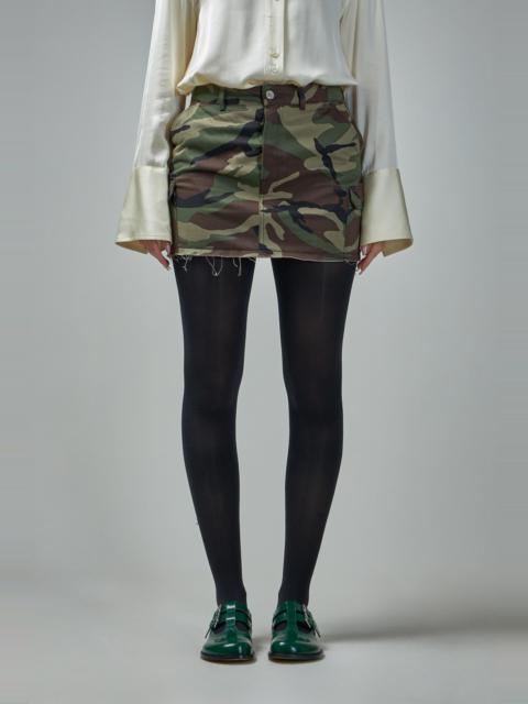 VETEMENTS Cargo Camo Mini Skirt