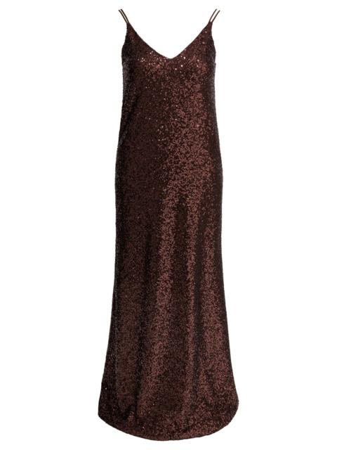 Other Designers Semper Long Sequined Dress