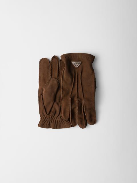 Prada Suede gloves
