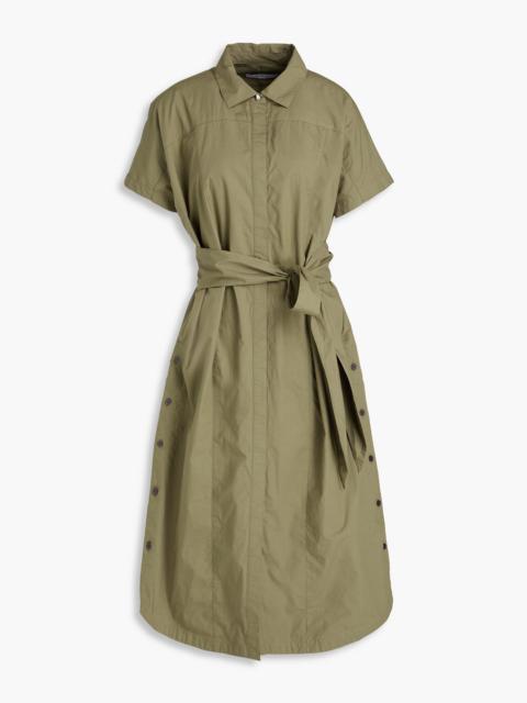 DEREK LAM 10 CROSBY Mikala cotton-poplin midi shirt dress