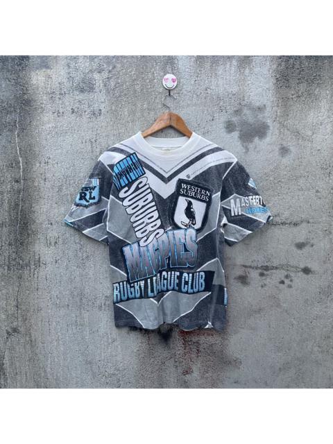 Other Designers Vintage western suburbs magpies tshirt AOP