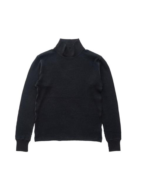 visvim SOLAR WAFFLE SKIVVY L/S (SUPERFINE) BLACK