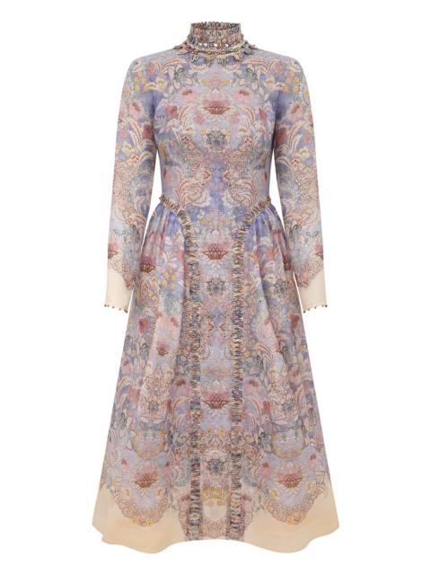 Zimmermann REBELLION BEADED MIDI DRESS