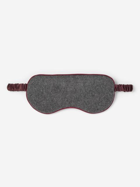 Derek Rose Eye Mask Duke 2 Cashmere Charcoal
