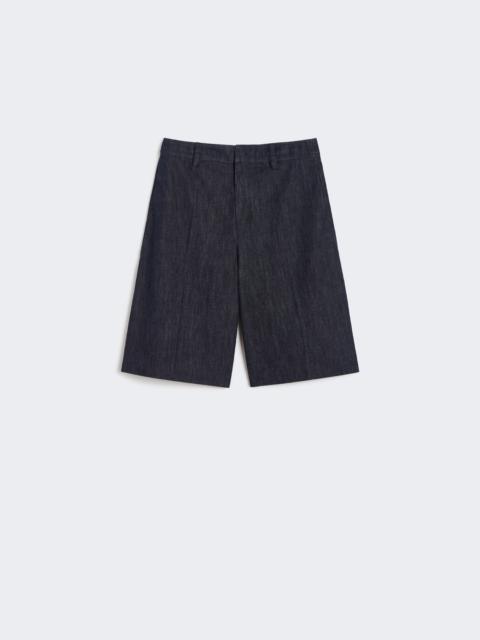'S Max Mara FRANK Indigo denim Bermuda shorts