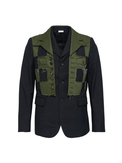 Comme des Garçons Homme Plus Wool Gariserge X Cotton Chino Jacket