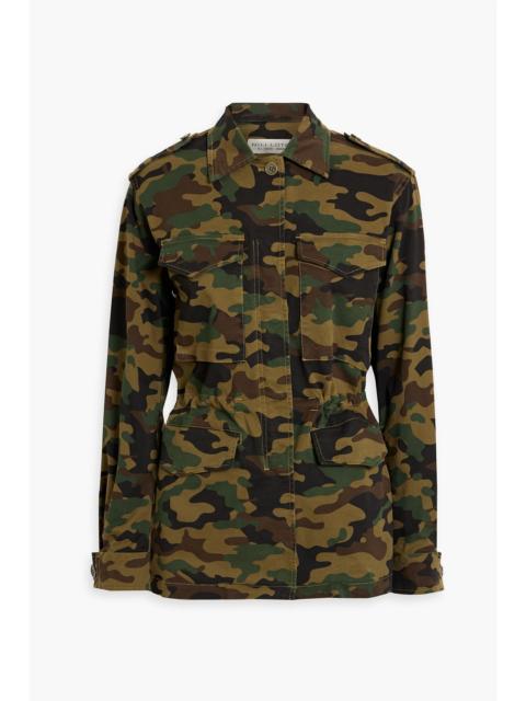 NILI LOTAN Wren camouflage-print cotton-blend twill jacket