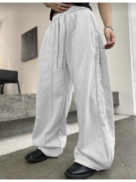 Other Designers Japanese Brand - Baggy grey wide leg Sweatpant