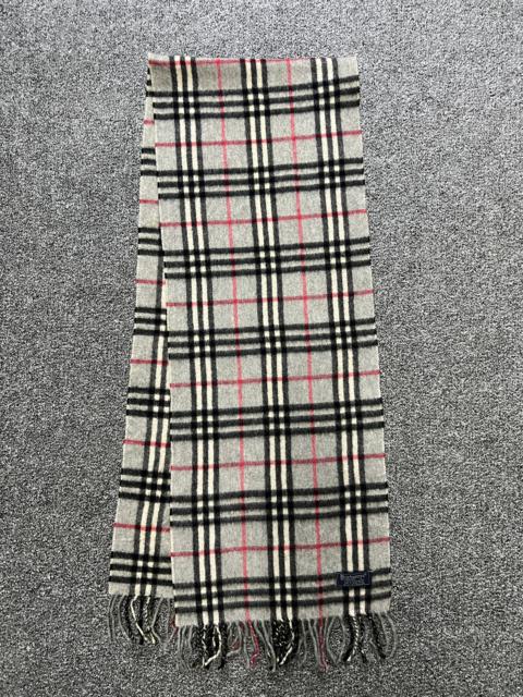 Other Designers Vintage - Burberry nova check grey muffler scarf