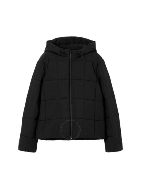 Burberry Quilted Hooded Jacket, Size Large