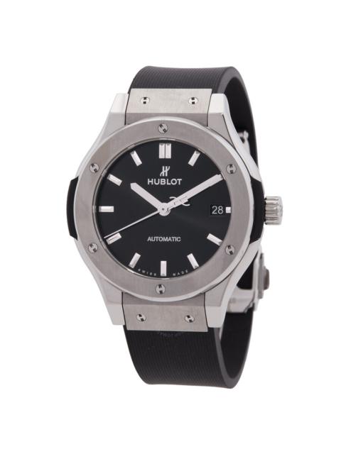 Pre-owned Pre-owned Hublot Classic Fusion Automatic Black Dial Men's Watch 565.NX.1470.LR