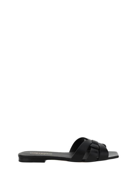 SAINT LAURENT Saint Laurent Leather Sandals