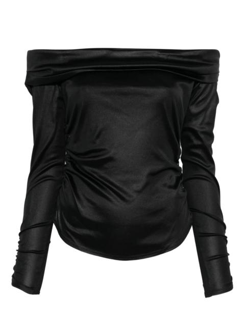 Isabel Marant Enesa off-shoulder ruched top