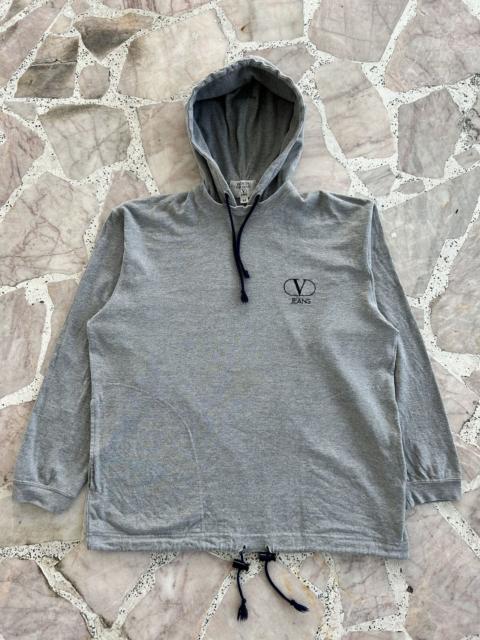 Valentino Valentino Garavani Jeans Hoodie Sweatshirt Gray