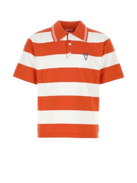 KENZO Kenzo Men Embroidered Cotton Oversize Polo Shirt