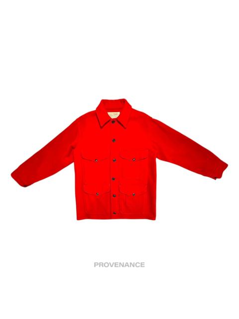 Filson Mackinaw Wool Cruiser Jacket - Scarlet Red 38 S