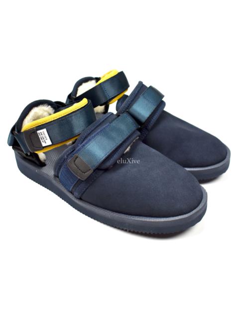 Other Designers Aime Leon Dore - Nots-Maim Shearling Beatnik Sandals DS