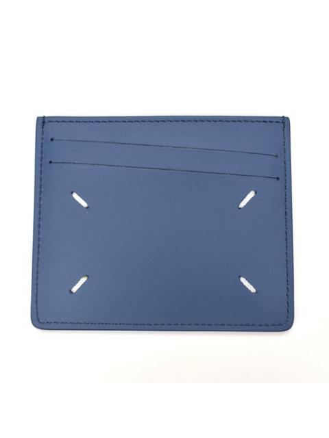 Maison Margiela Maison Margiela Slate Blue Leather Card Holder