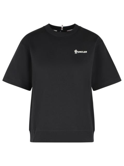 Moncler Grenoble Moncler Grenoble Black Cotton T-shirt
