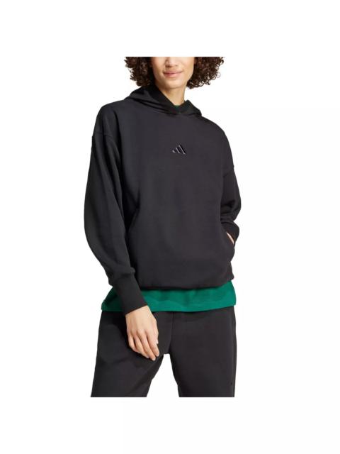 adidas Women's All SZN Fleece Loose Hoodie -Black