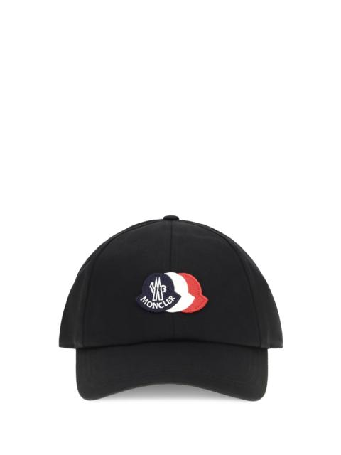 Moncler Moncler Men Baseball Cap With Tricolour Logo