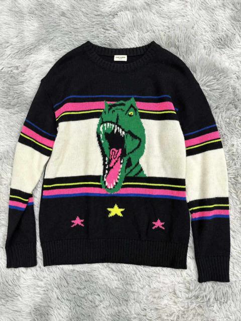 SAINT LAURENT Saint Laurent SLP 16SS Pink Dinosaur Sweater