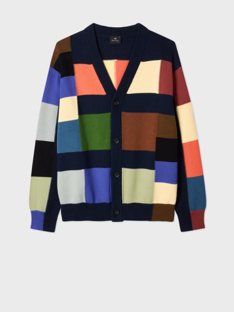 Paul Smith Multicolour Patchwork Cotton Cardigan