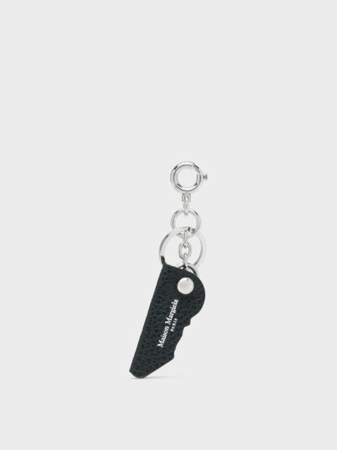 Maison Margiela Logo leather keyring