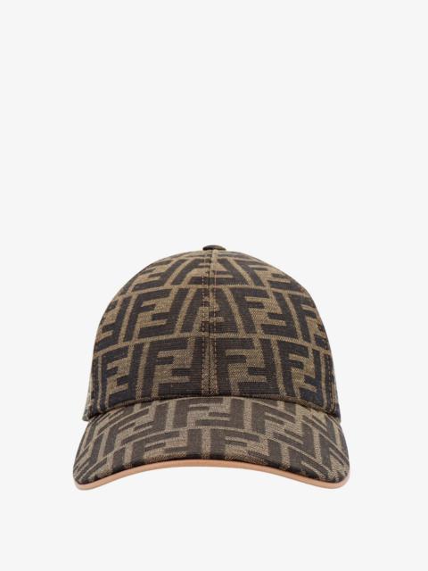 Fendi Woman Hat Woman Brown Hats