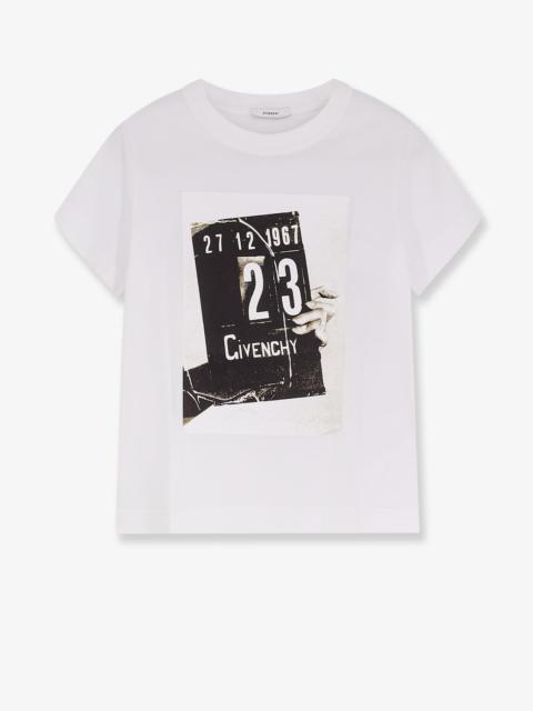 Givenchy Givenchy Cotton T-Shirt With Print On The Front