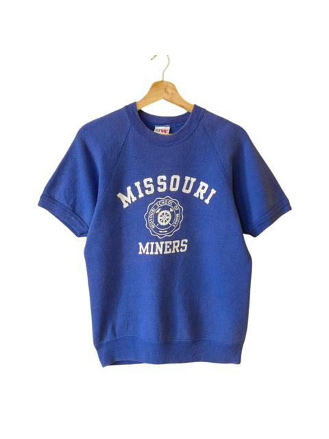 Other Designers Japanese Brand - Vintage Missouri Miners Scholl Short Sleeve Jumper Size M
