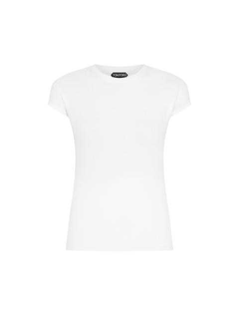TOM FORD COTTON JERSEY FITTED T-SHIRT