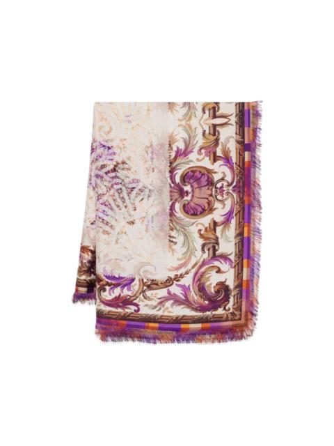 Pierre-Louis Mascia Printed Silk Stole