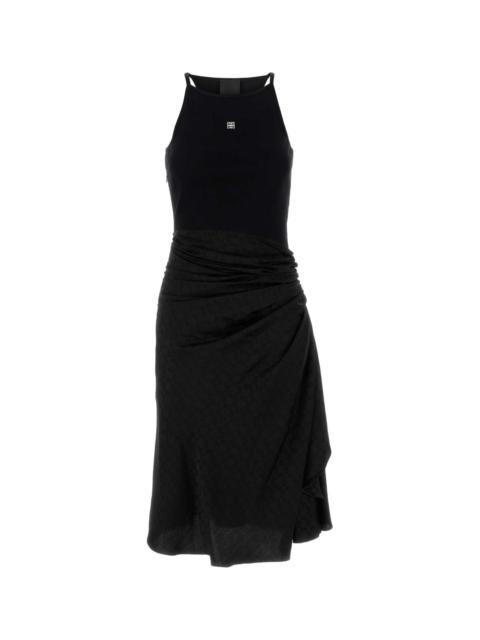 Givenchy Black Stretch Cotton Dress