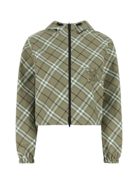 Burberry Women Embroidered Polyester Reversible Jacket