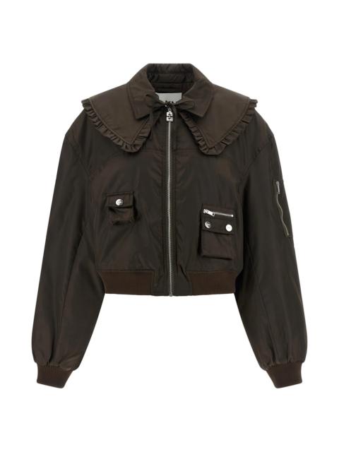 GANNI 'Duchesse Nylon' bomber jacket