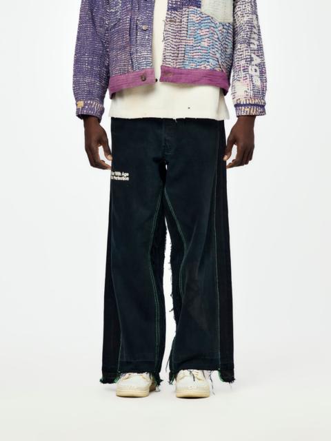 *Better With Age MONROE TRIPLE-WIDE DENIM TROUSER (BLACK)