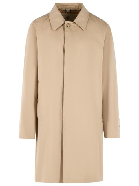 Burberry Burberry 'Camden' Midi' Beige Cotton Trench Coat Men