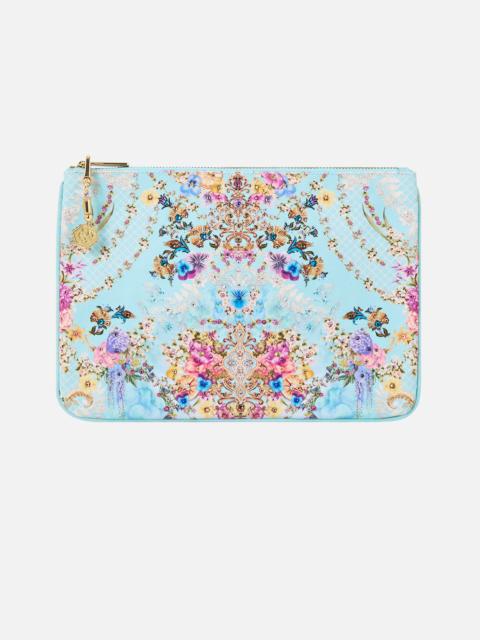 CAMILLA SMALL CANVAS CLUTCH