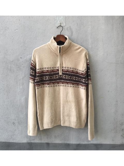 Other Designers Vintage kansai man navajo knitwear fleece jacket half