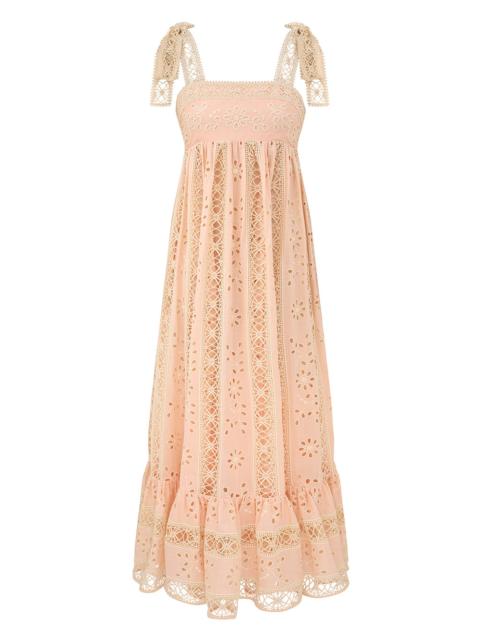 Zimmermann AWAKEN TEXTURED STRIPE MAXI